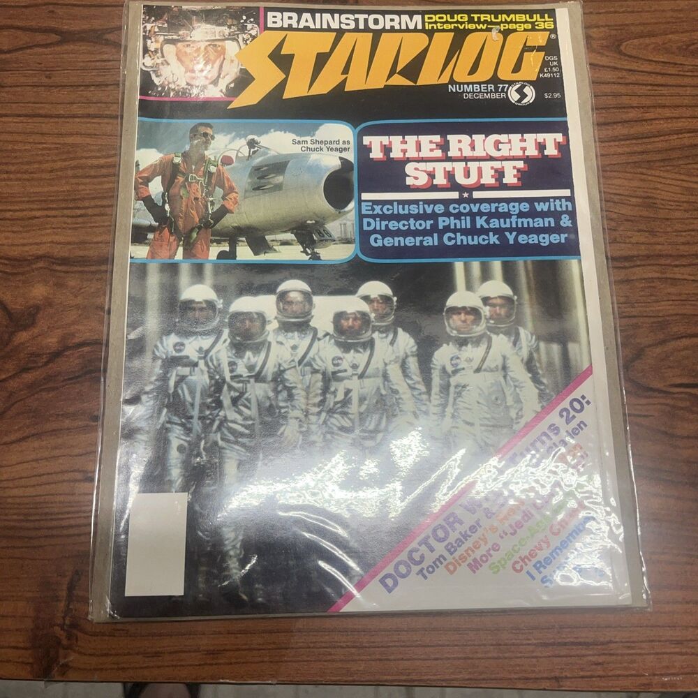 STARLOG MAGAZINE #77 IS IN NEAR MINT CONDITION!! BAGGED AND BOARDED!